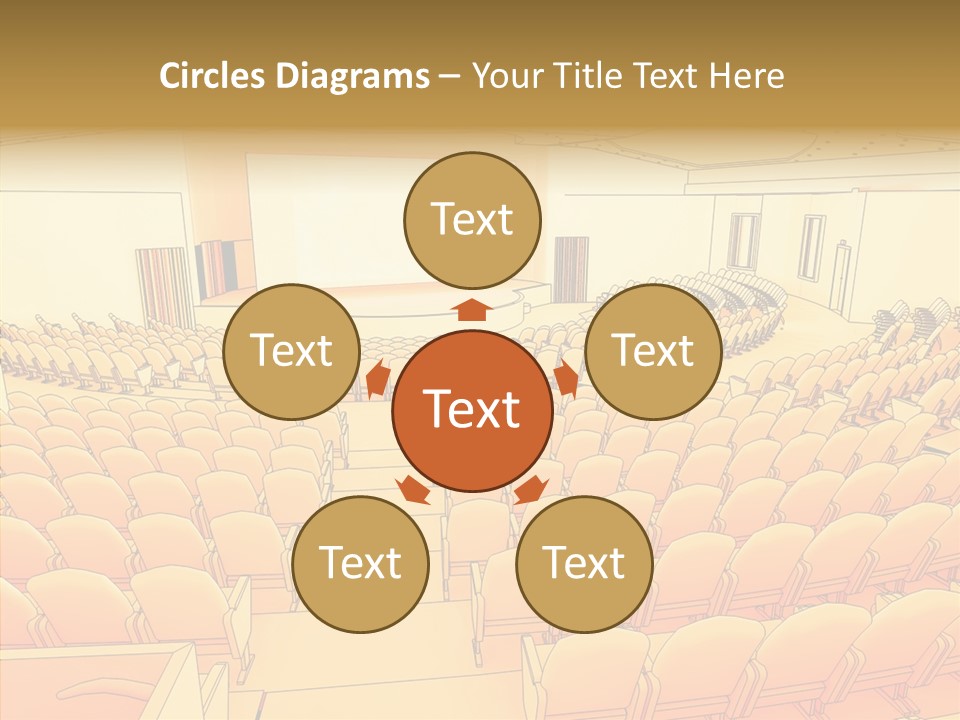 Vector Illustration Rows PowerPoint Template