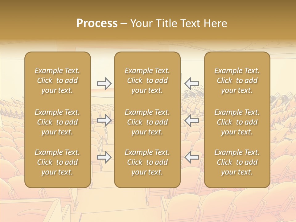 Vector Illustration Rows PowerPoint Template
