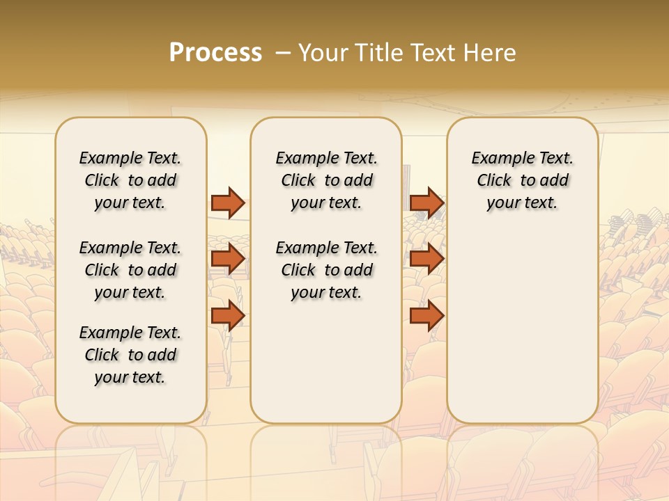 Vector Illustration Rows PowerPoint Template