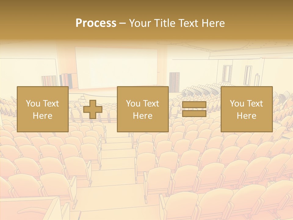 Vector Illustration Rows PowerPoint Template