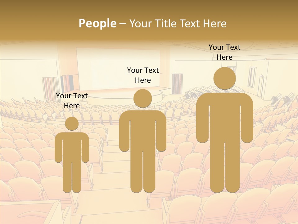 Vector Illustration Rows PowerPoint Template