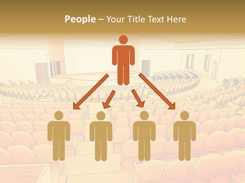 Vector Illustration Rows PowerPoint Template