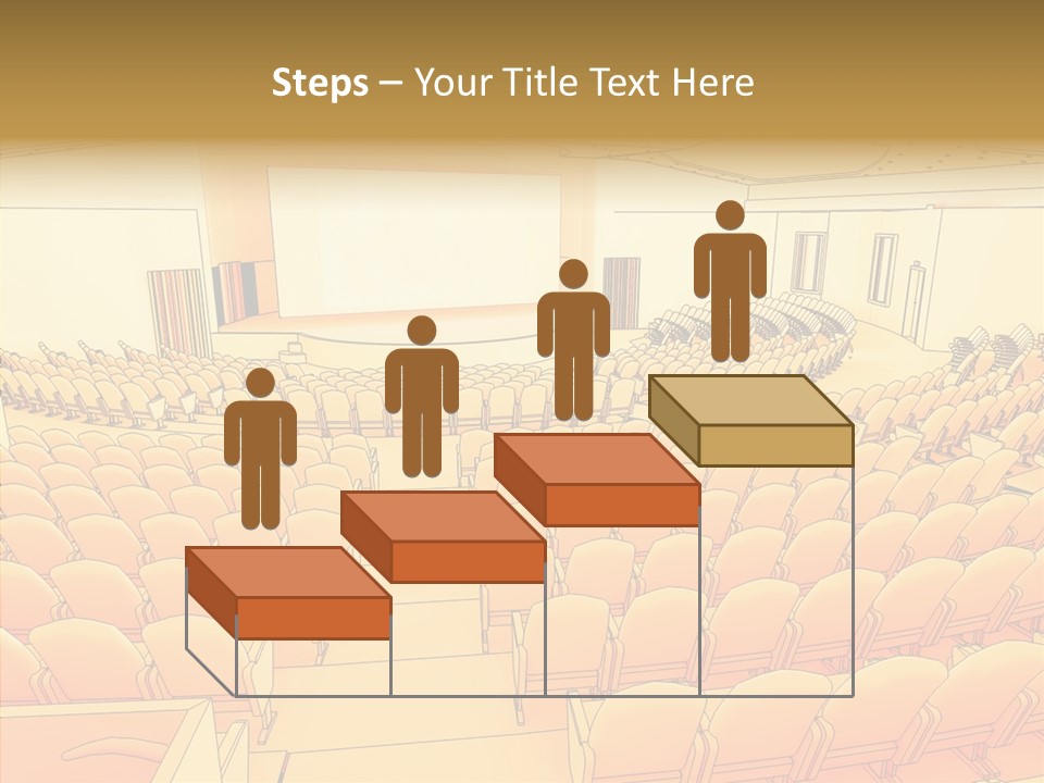 Vector Illustration Rows PowerPoint Template