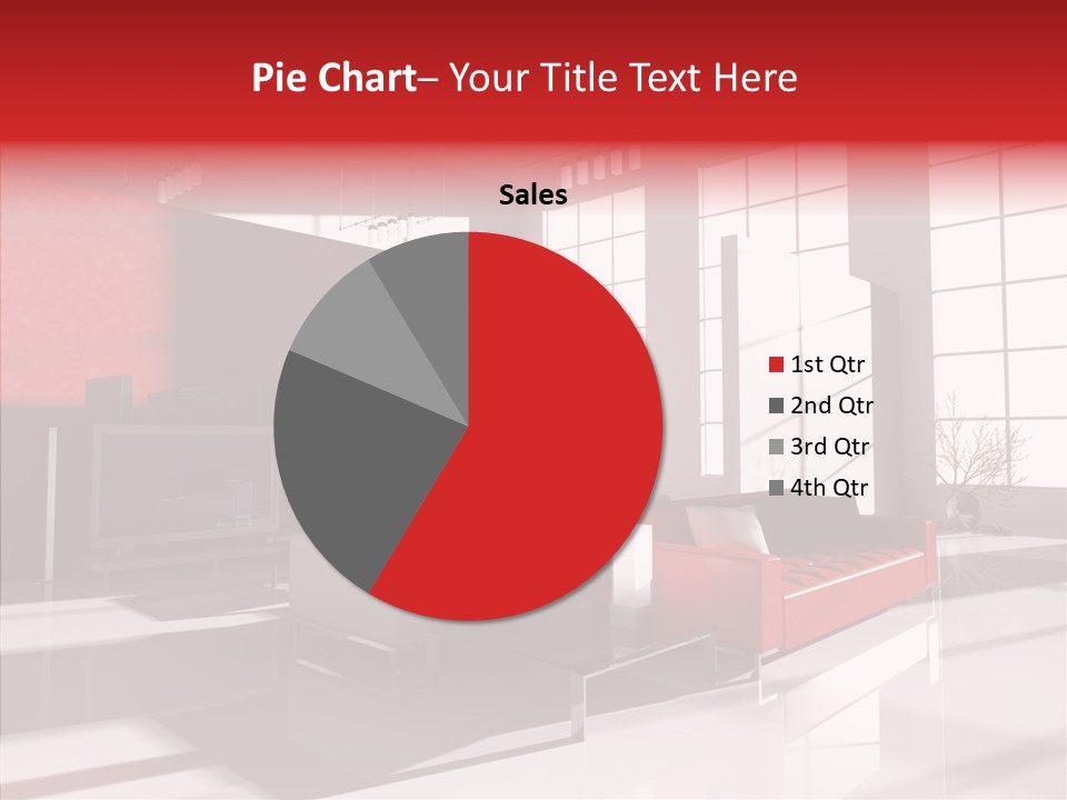 Sofa Beautiful City PowerPoint Template