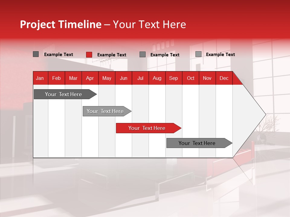 Sofa Beautiful City PowerPoint Template