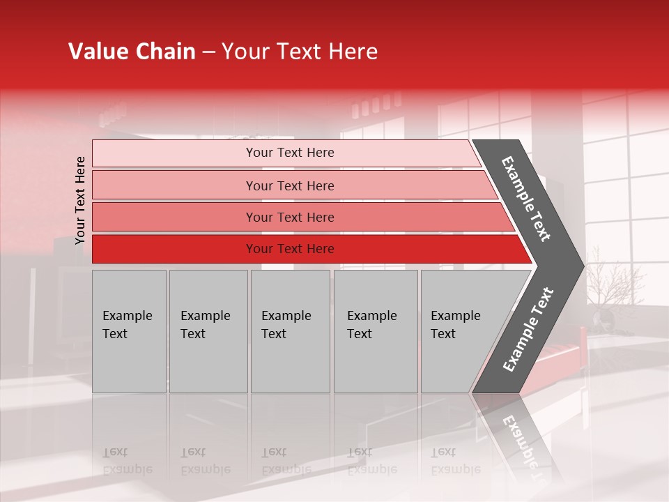 Sofa Beautiful City PowerPoint Template