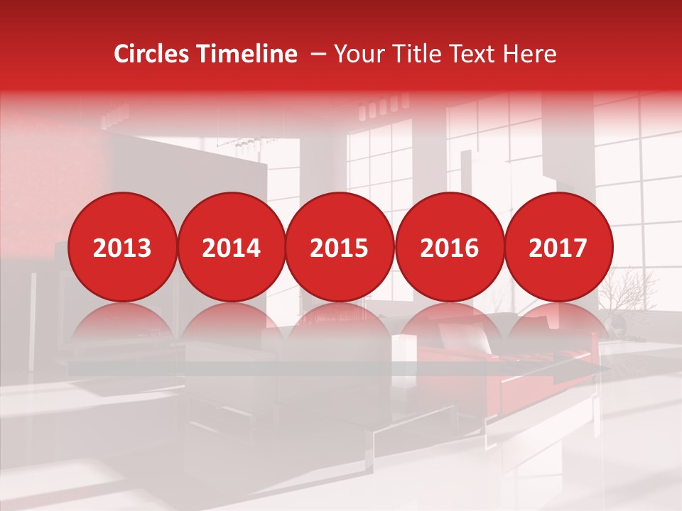 Sofa Beautiful City PowerPoint Template