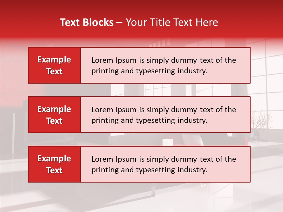 Sofa Beautiful City PowerPoint Template