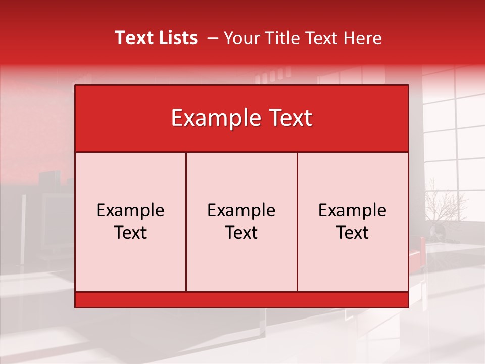 Sofa Beautiful City PowerPoint Template