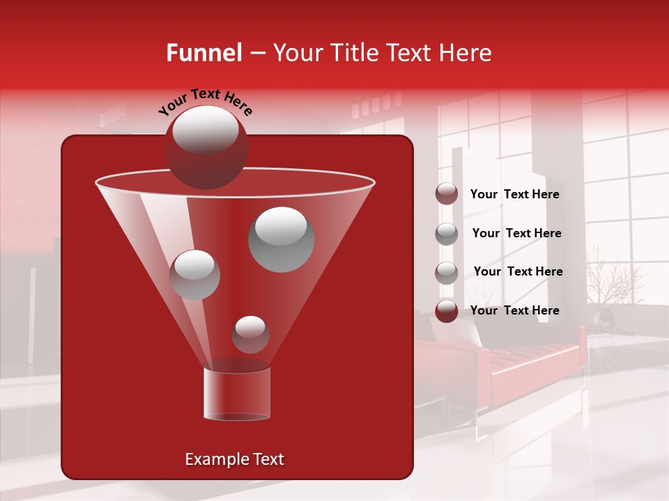 Sofa Beautiful City PowerPoint Template