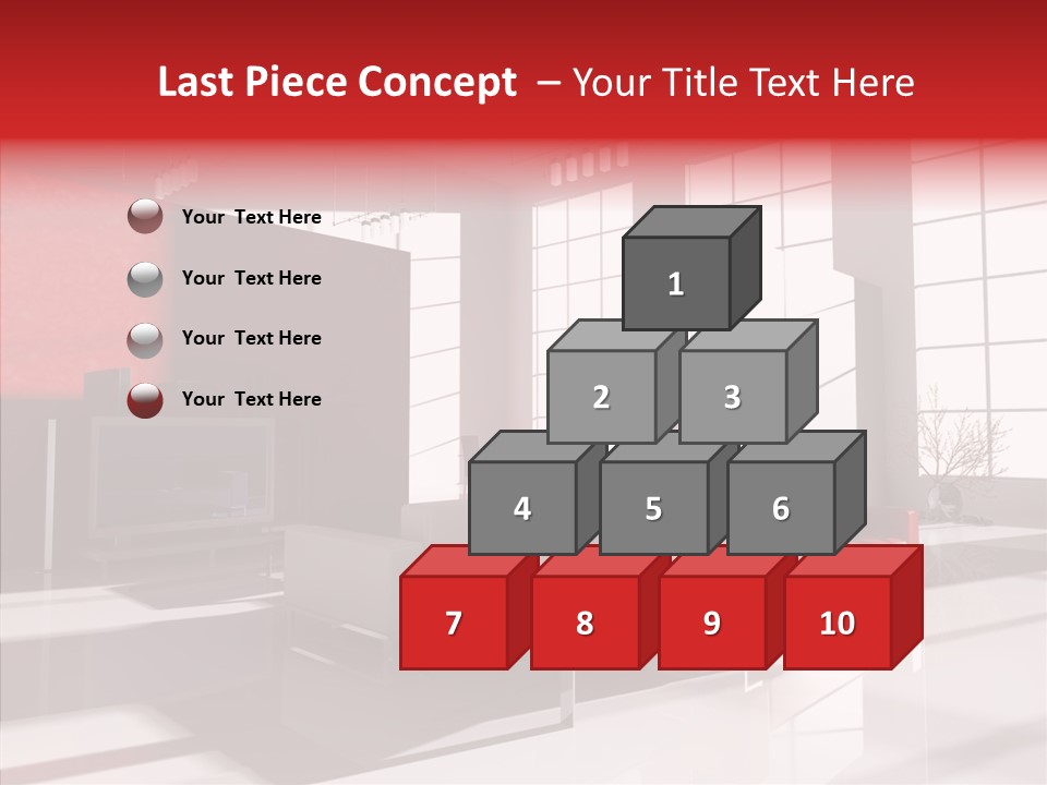 Sofa Beautiful City PowerPoint Template