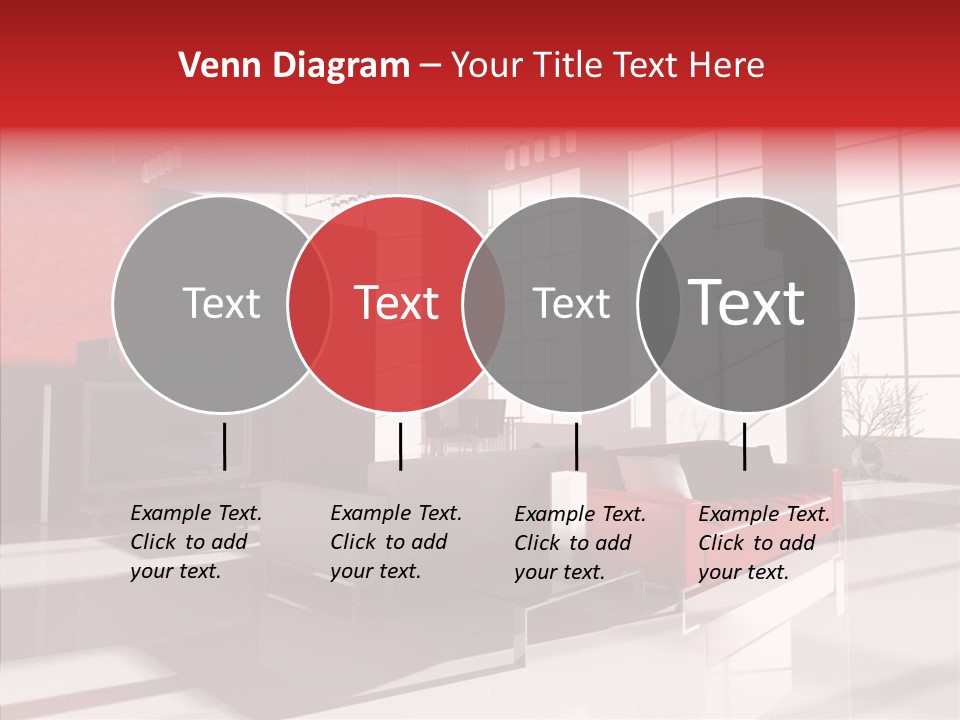 Sofa Beautiful City PowerPoint Template