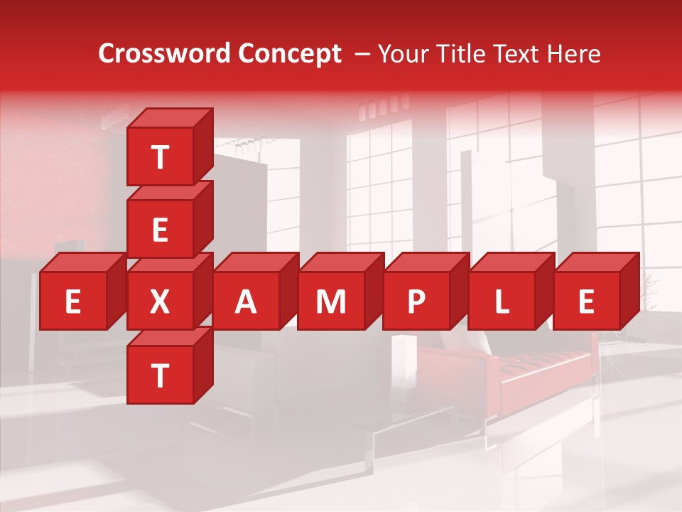 Sofa Beautiful City PowerPoint Template