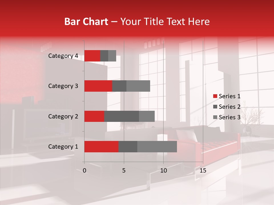 Sofa Beautiful City PowerPoint Template