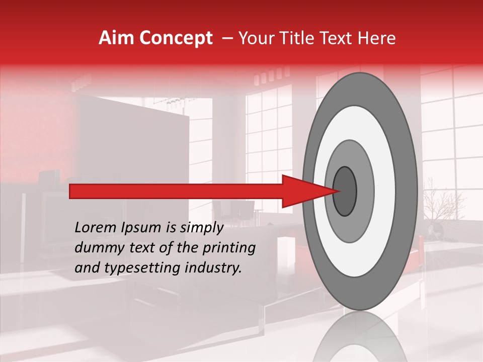 Sofa Beautiful City PowerPoint Template