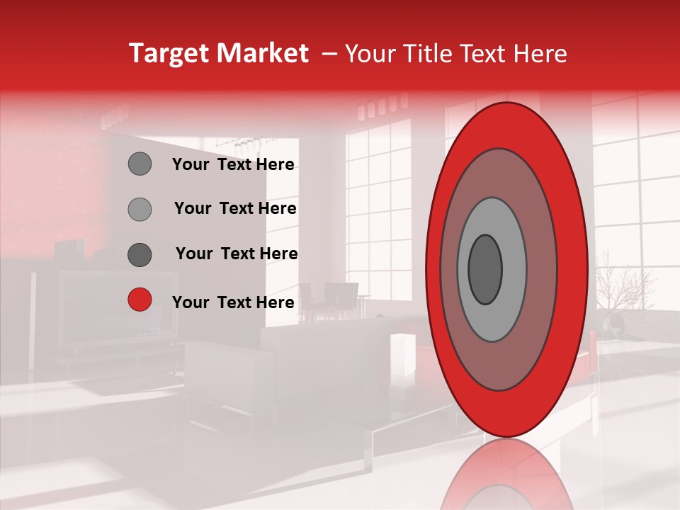 Sofa Beautiful City PowerPoint Template