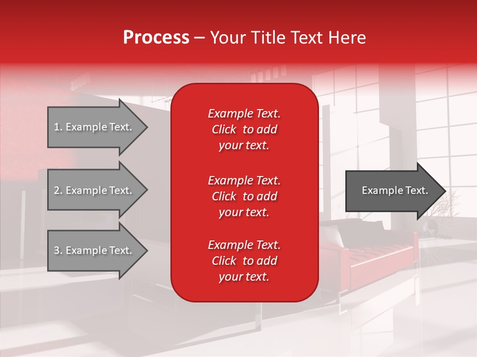 Sofa Beautiful City PowerPoint Template