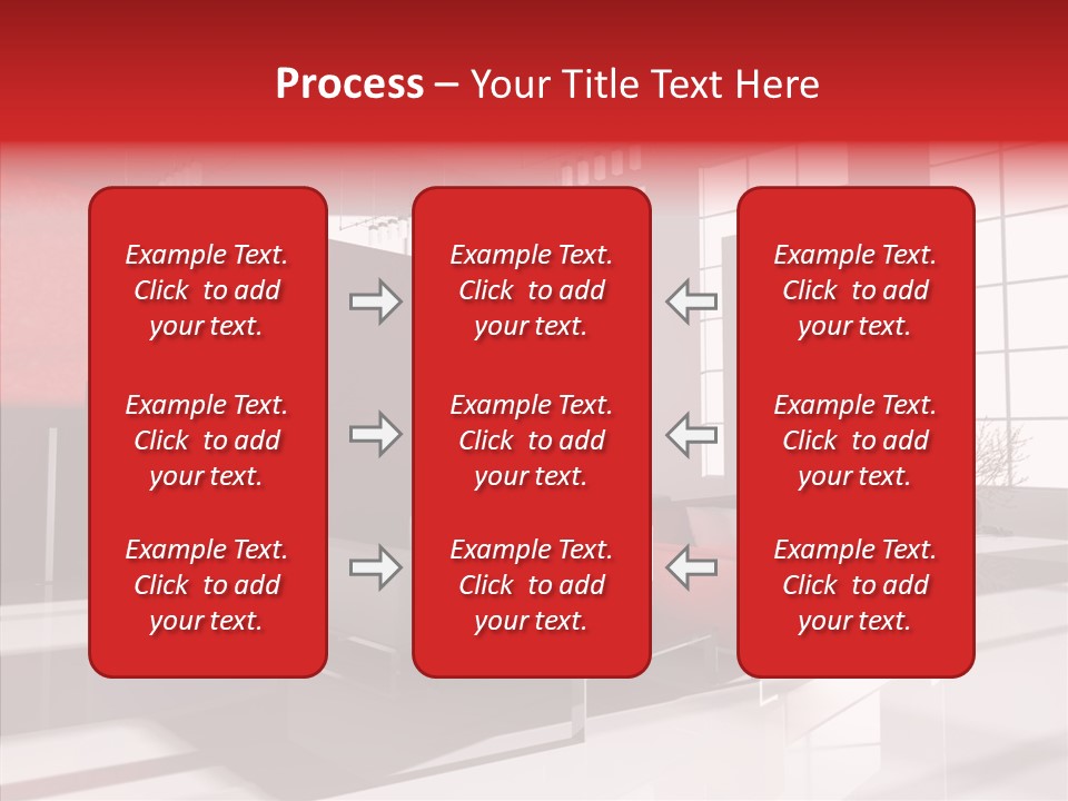 Sofa Beautiful City PowerPoint Template