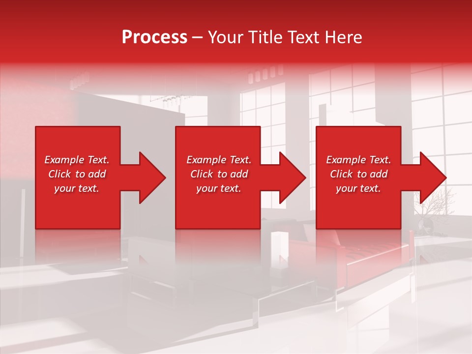 Sofa Beautiful City PowerPoint Template