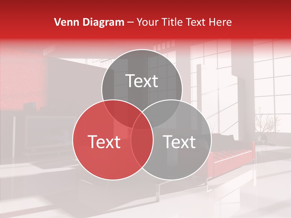 Sofa Beautiful City PowerPoint Template