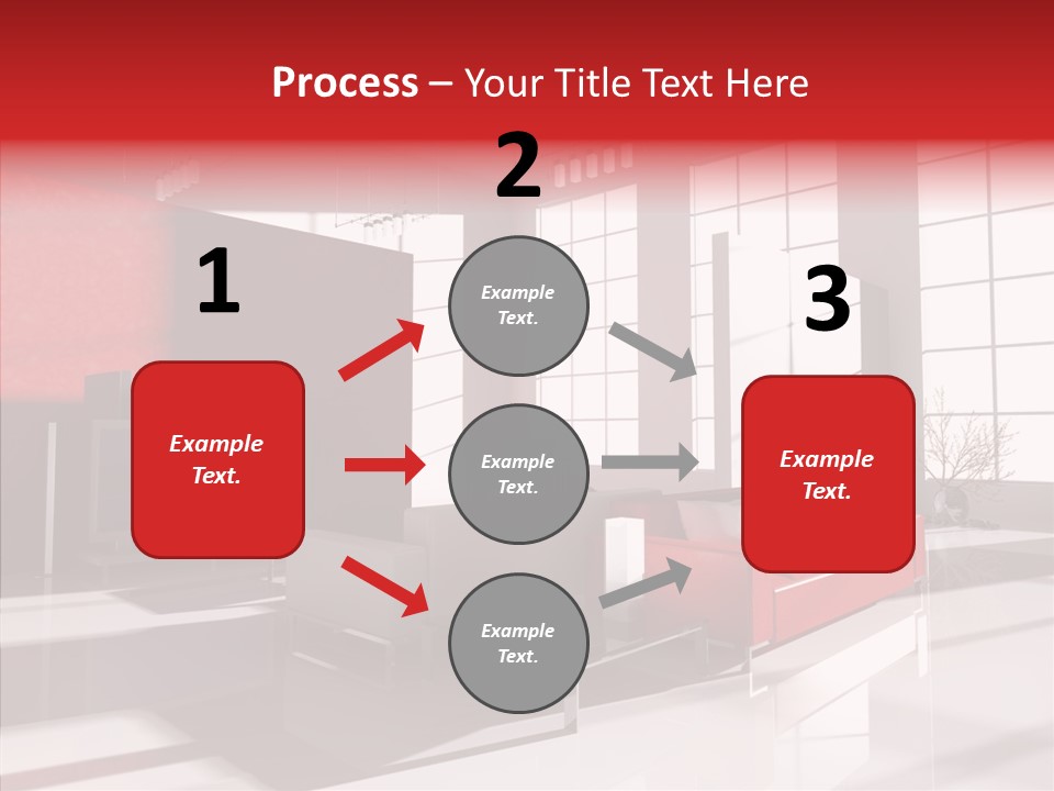 Sofa Beautiful City PowerPoint Template