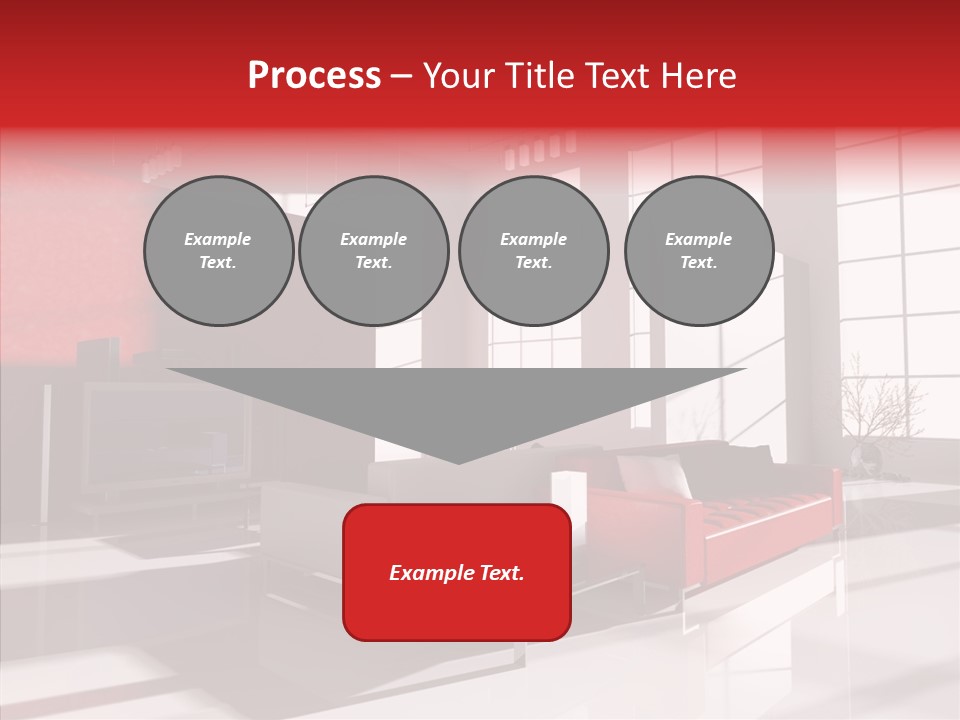 Sofa Beautiful City PowerPoint Template