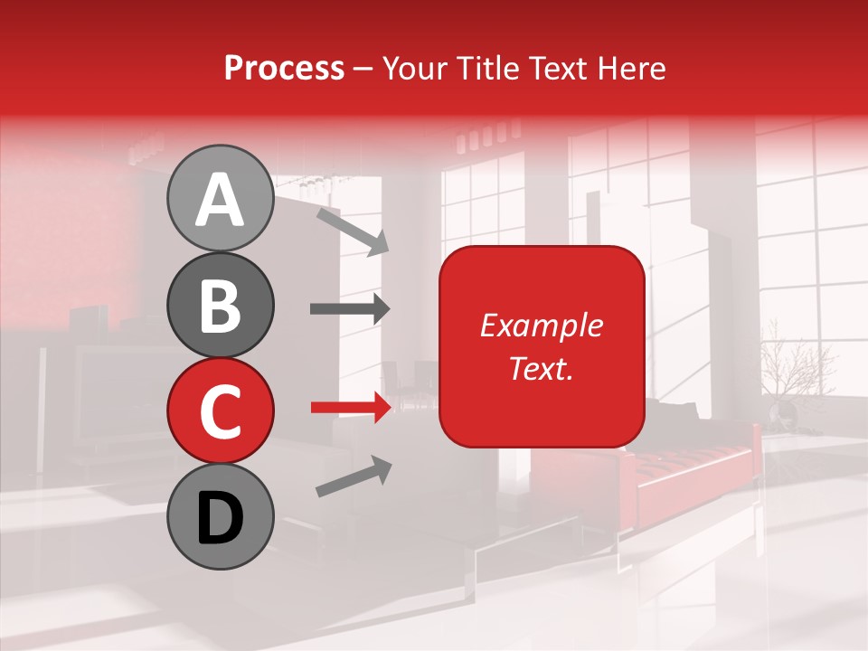 Sofa Beautiful City PowerPoint Template