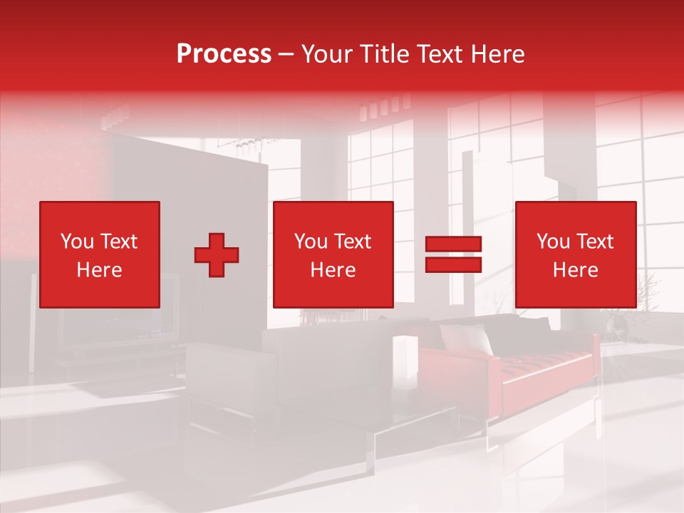 Sofa Beautiful City PowerPoint Template