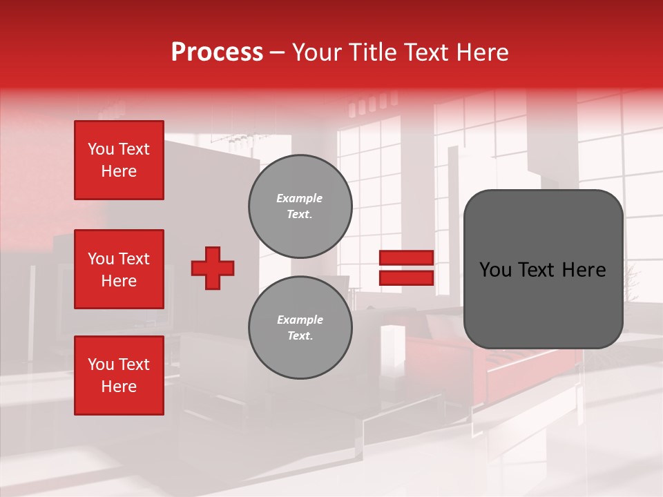 Sofa Beautiful City PowerPoint Template
