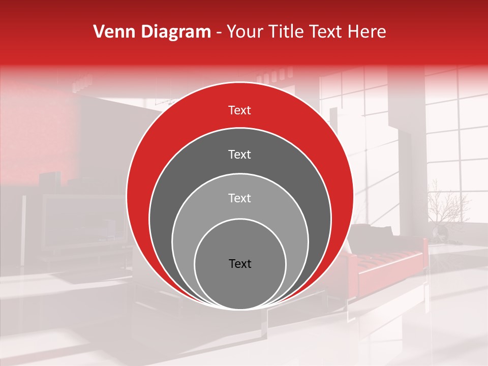 Sofa Beautiful City PowerPoint Template