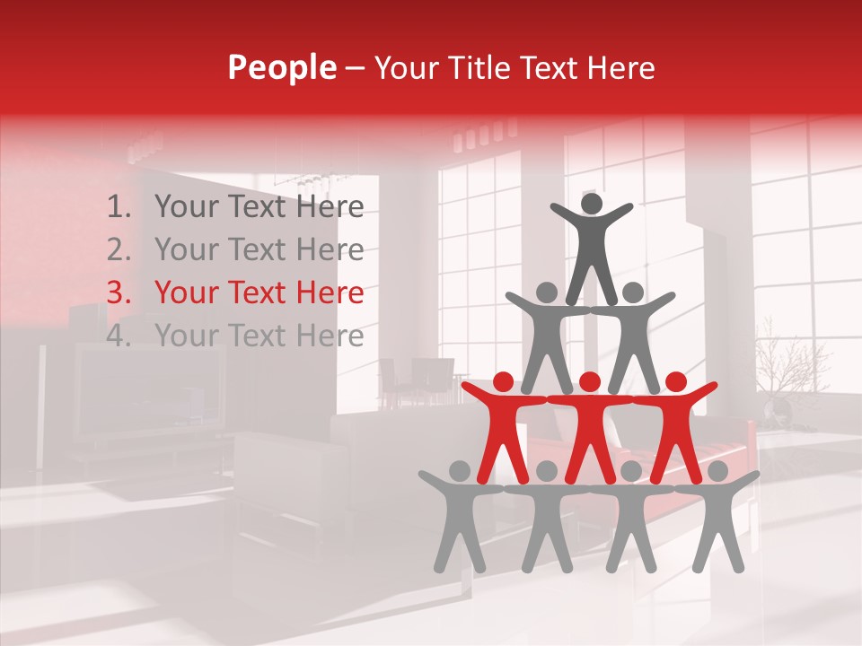 Sofa Beautiful City PowerPoint Template