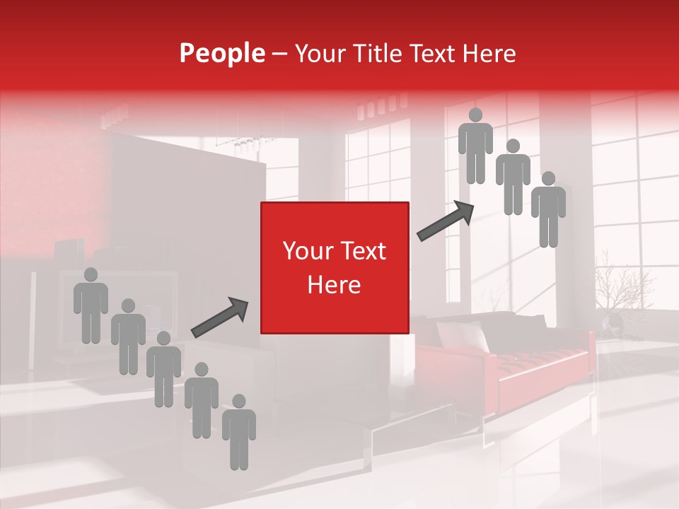 Sofa Beautiful City PowerPoint Template