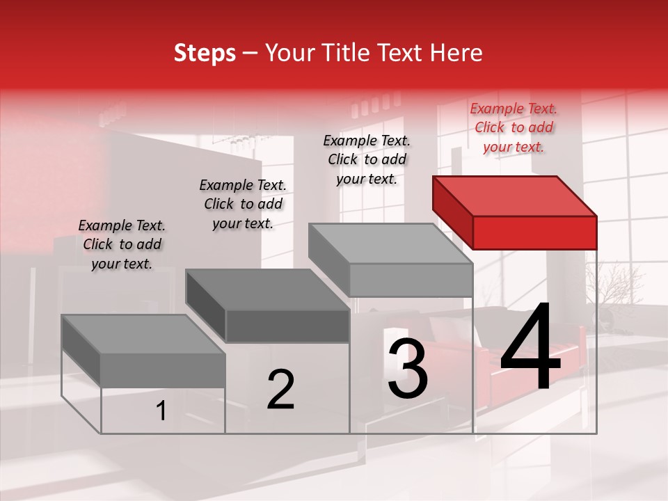 Sofa Beautiful City PowerPoint Template