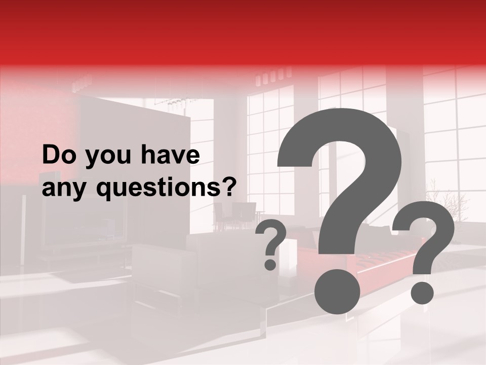 Sofa Beautiful City PowerPoint Template