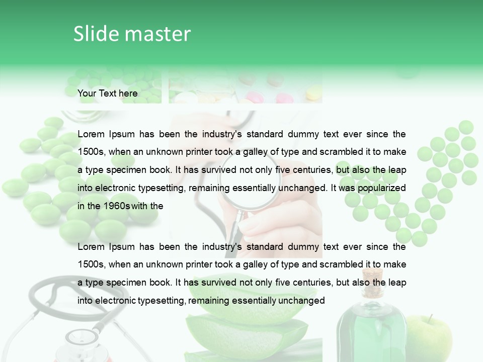 Red Background Cardiac PowerPoint Template