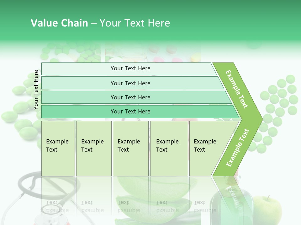 Red Background Cardiac PowerPoint Template