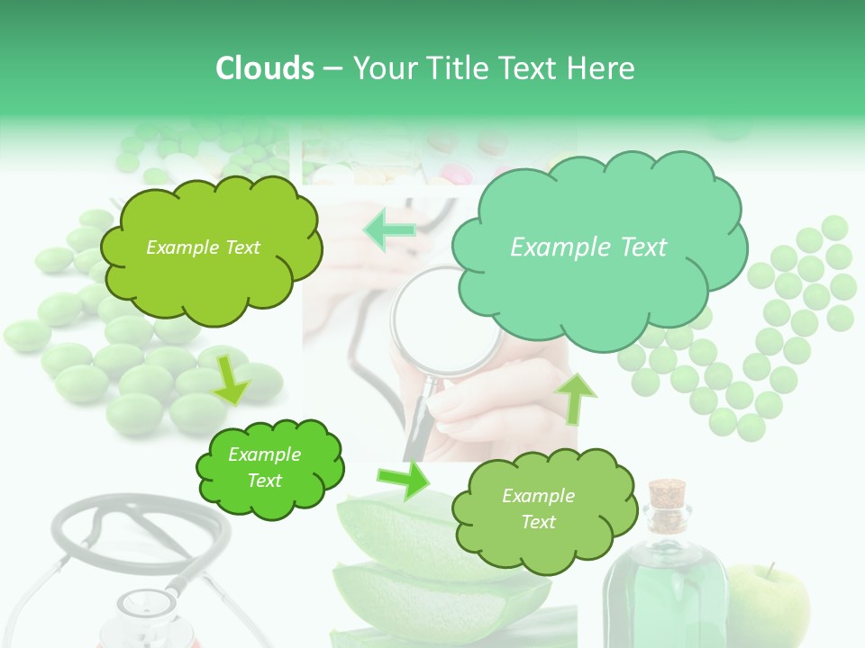 Red Background Cardiac PowerPoint Template