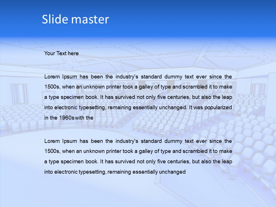 Premiere Dark Text PowerPoint Template