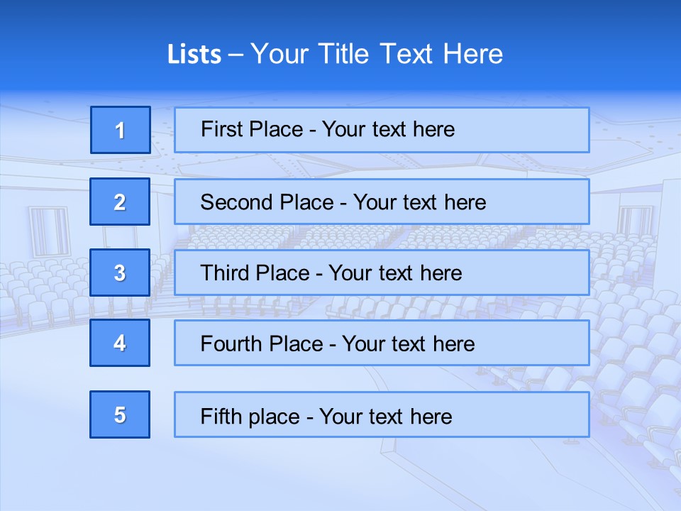 Premiere Dark Text PowerPoint Template