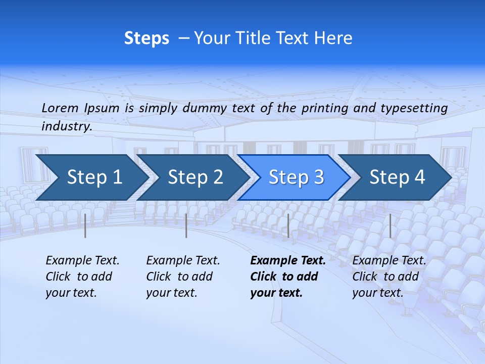 Premiere Dark Text PowerPoint Template