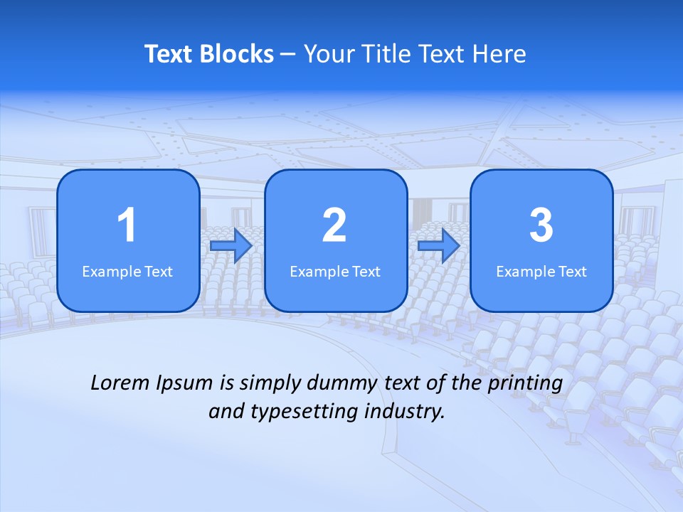 Premiere Dark Text PowerPoint Template