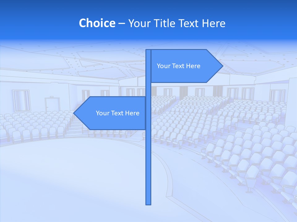 Premiere Dark Text PowerPoint Template