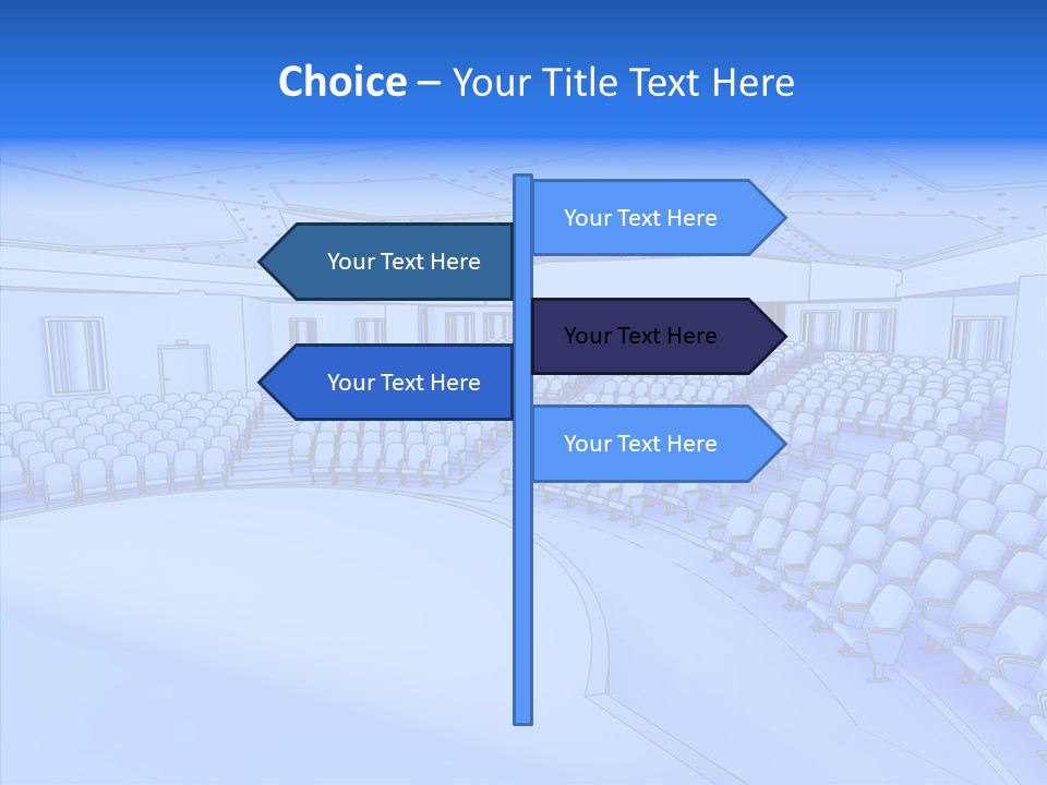 Premiere Dark Text PowerPoint Template