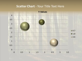 Foggy Foliage Branch PowerPoint Template