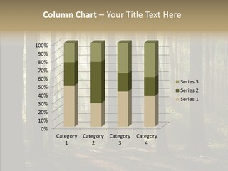 Foggy Foliage Branch PowerPoint Template