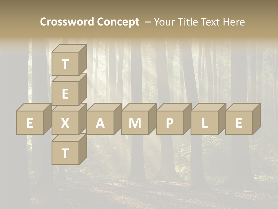 Foggy Foliage Branch PowerPoint Template