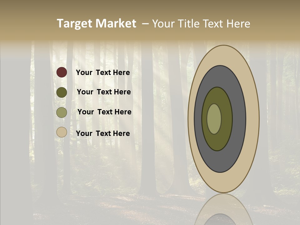 Foggy Foliage Branch PowerPoint Template