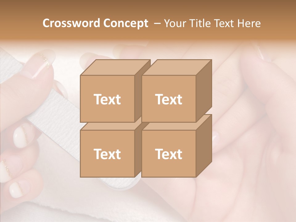Fashion File Hand PowerPoint Template