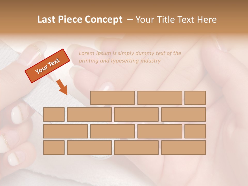 Fashion File Hand PowerPoint Template