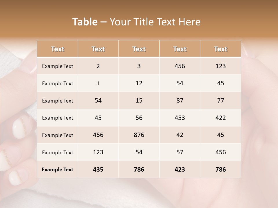 Fashion File Hand PowerPoint Template